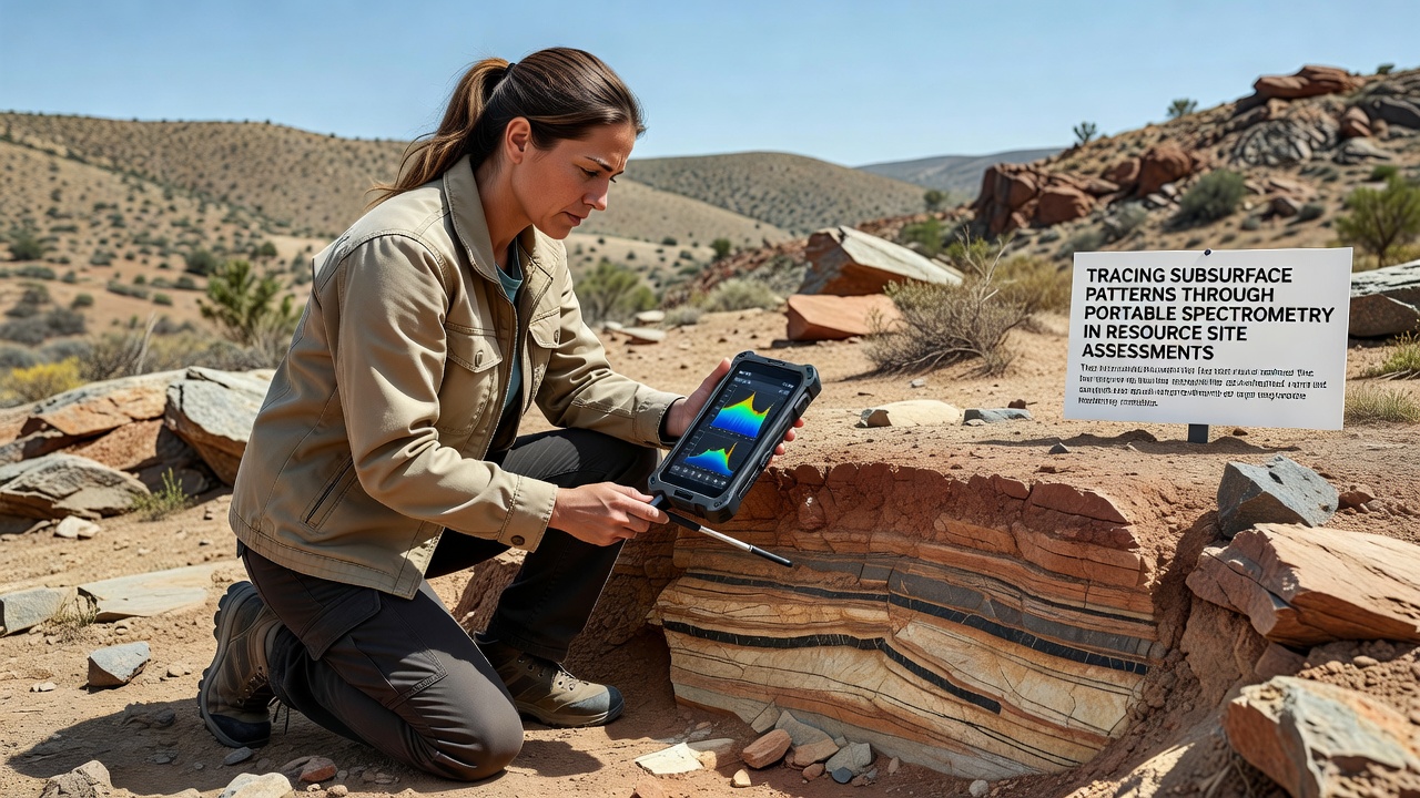 Tracing Subsurface Patterns Through Portable Spectrometry in Resource Site Assessments